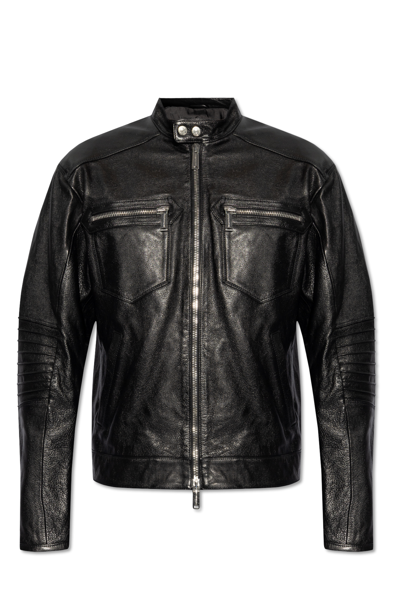 Dsquared2 leather jacket on sale mens